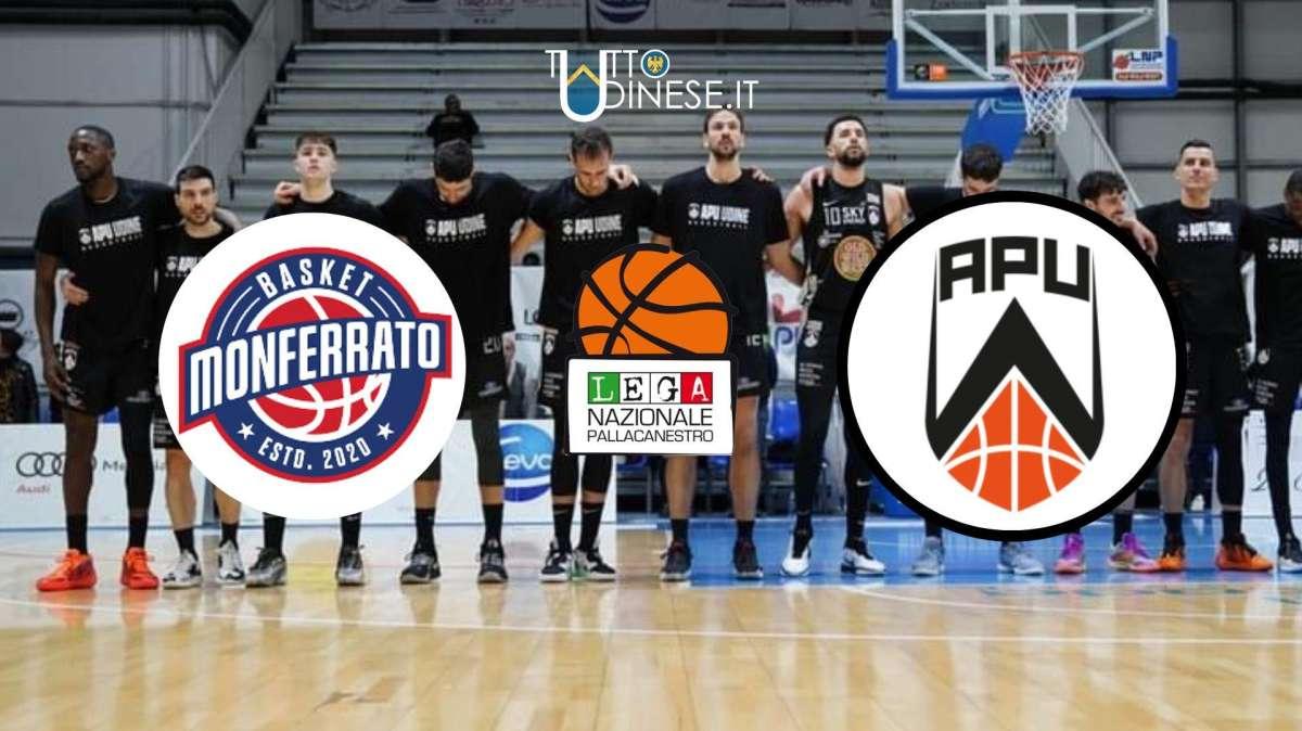 RELIVE Serie A2 Novipiù Monferrato-Apu Udine 88-71: RISULTATO FINALE