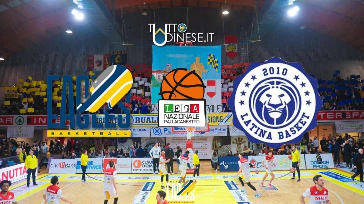 RELIVE Serie A2, UEB Cividale-Benacquista Latina 75-58: RISULTATO FINALE