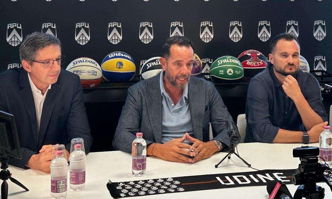 Apu Udine, il presidente Pedone: "Con Vertemati e Gracis apriamo un nuovo ciclo triennale. Vogliamo far divertire i tifosi"