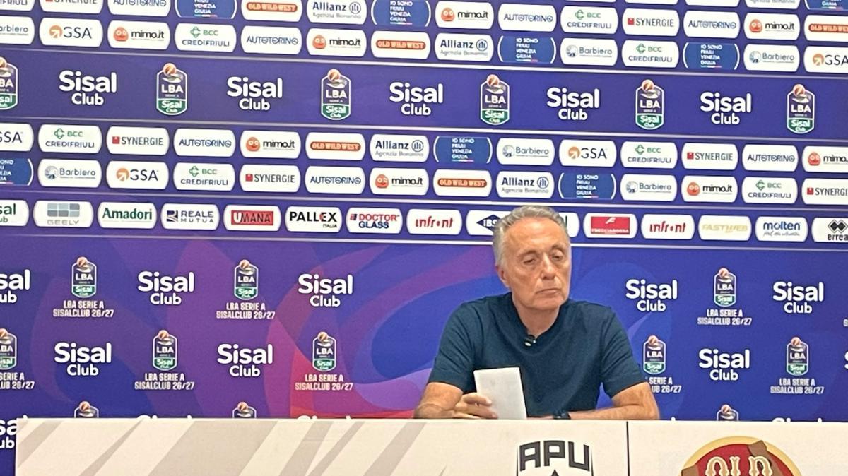 APU Udine-Scafati 87-63, Bucchi: "Valentine ha spaccato la partita, noi inesperti"
