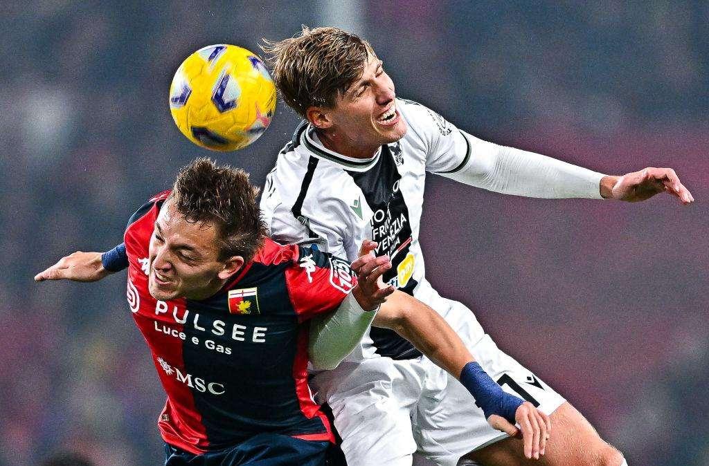 Genoa-Udinese 2-0 , LE PAGELLE: disastro Giannetti e Kristensen, si salvano in pochi