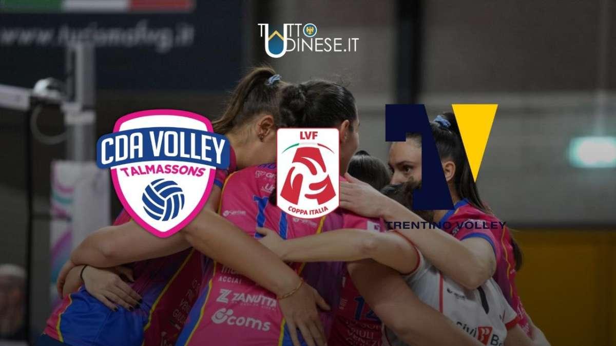 DIRETTA Coppa Italia A2 CDA Talmassons FVG-Itas Trentino 3-0: RISULTATO FINALE