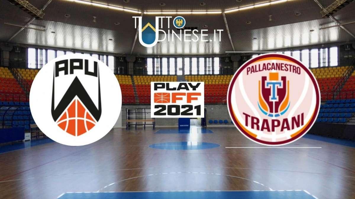 RELIVE Playoff Quarti di Finale - Gara 2 Apu OWW-2B Control Trapani 65-58: RISULTATO FINALE