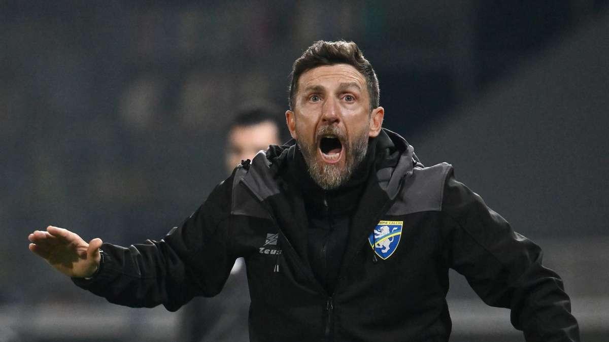 Frosinone, Di Francesco: "Non mi aspettavo l'Udinese così in basso, affronteremo un popolo che vuole la salvezza"