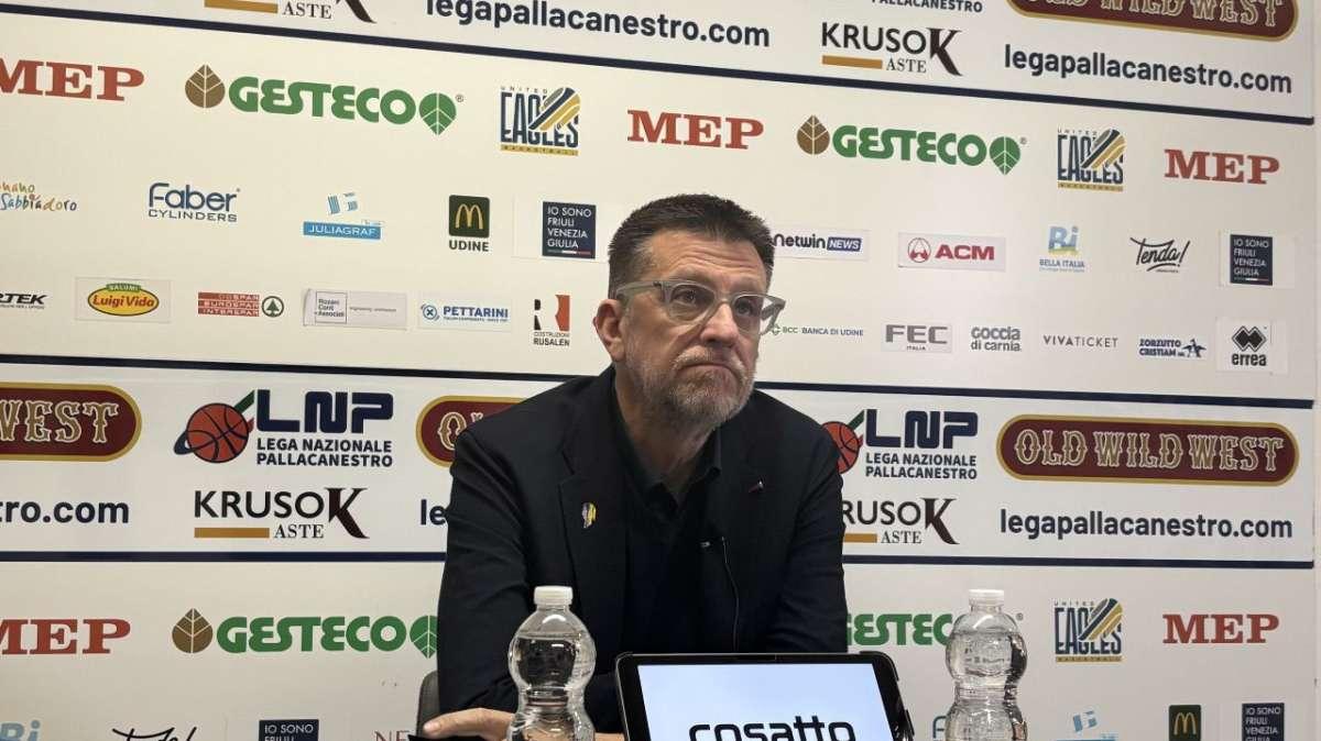 UEB Cividale-Valtur Brindisi 81-73, Micalich: "Abbiamo regalato alla gente un altro anno di Serie A2, ora guardiamo il cielo"