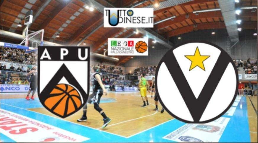 LIVE A2 Apu Gsa Udine-Segafredo Virtus Bologna 76-94, sconfitta per la truppa di Lardo