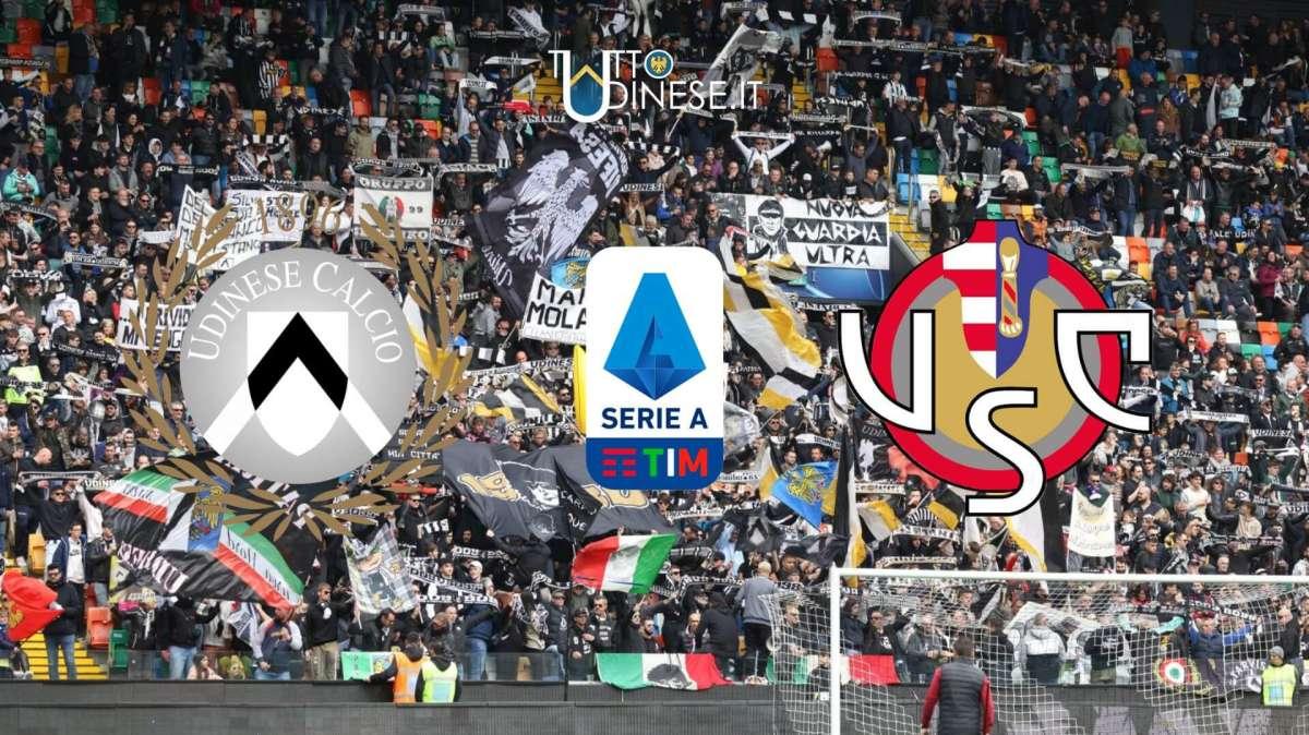RELIVE Serie A Udinese-Cremonese 3-0: i bianconeri ritrovano gol e punti!