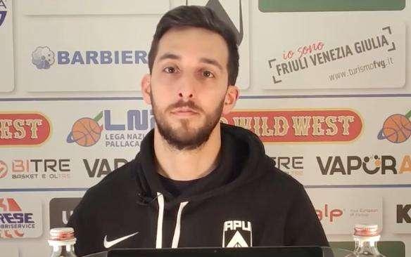 Apu Udine, Campigotto: "La vittoria in Coppa ci deve dare energia per il campionato"