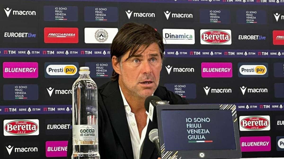 Udinese, Sottil in conferenza: "Il mercato mi sta sulle palle, spero Samardzic resti"