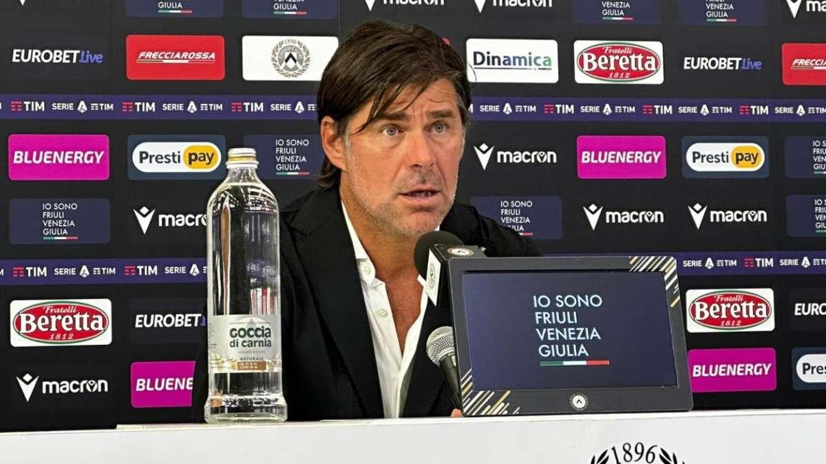 Udinese, Sottil in conferenza: "Primo tempo iniziato intimoriti, meglio nella ripresa"