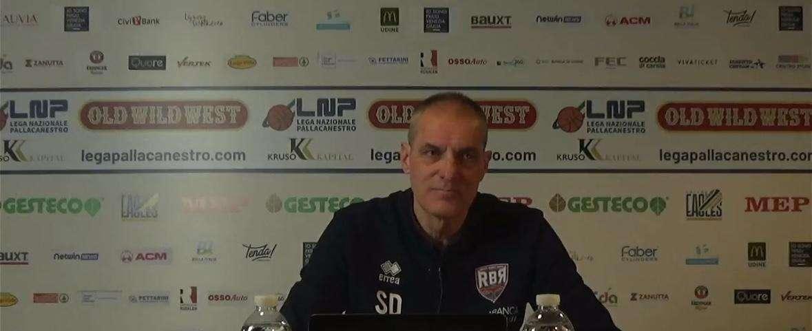 Rimini, Dell'Agnello: "Abbiamo vinto su un campo difficile. Alla fine lotteremo con 6/7 squadre"
