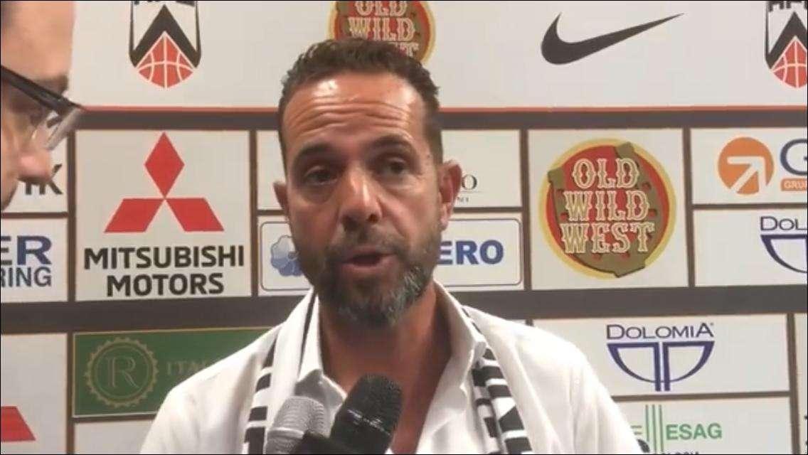 Apu Udine, Pedone: "Tanta personalità, questa è la parola chiave"