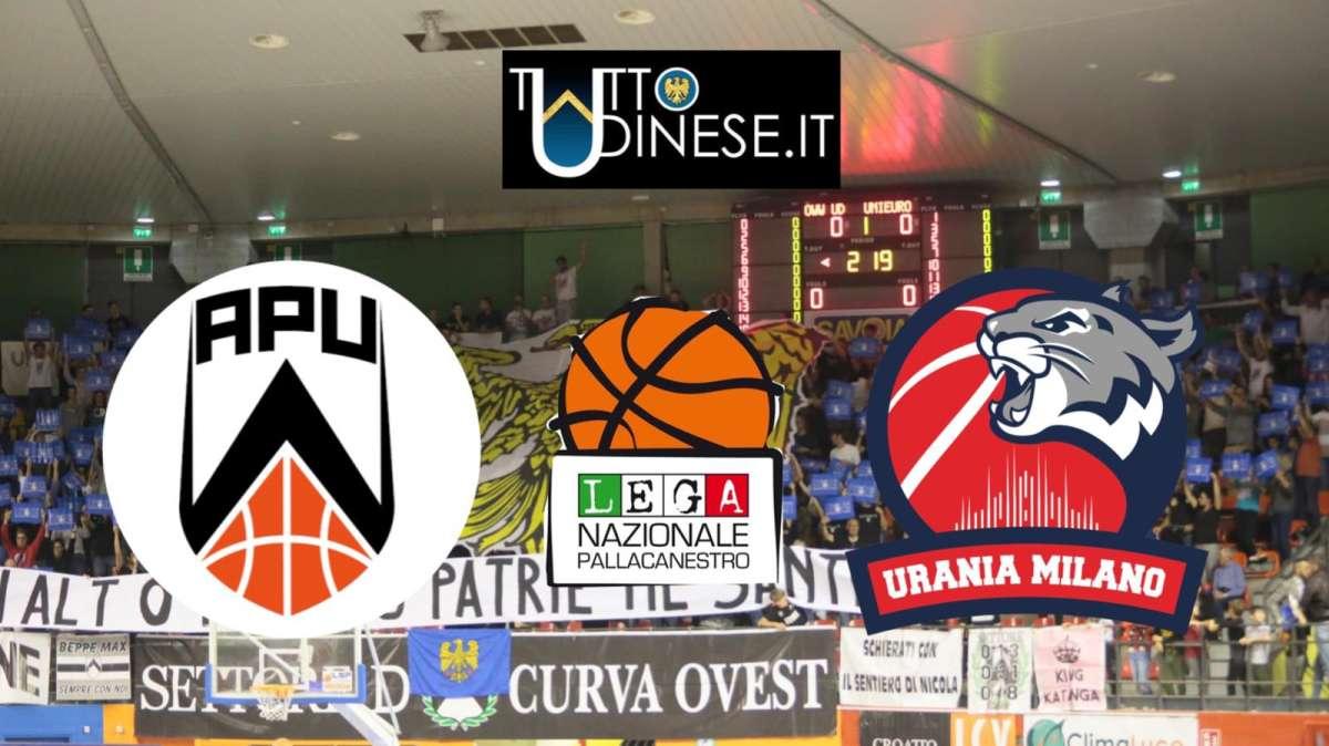 RELIVE Serie A2 Girone Est Apu OWW- Urania Milano 85-90: RISULTATO FINALE
