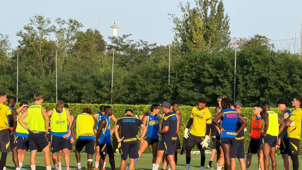 DIRETTA Udinese, l'allenamento a porte aperte di giovedi 16 luglio