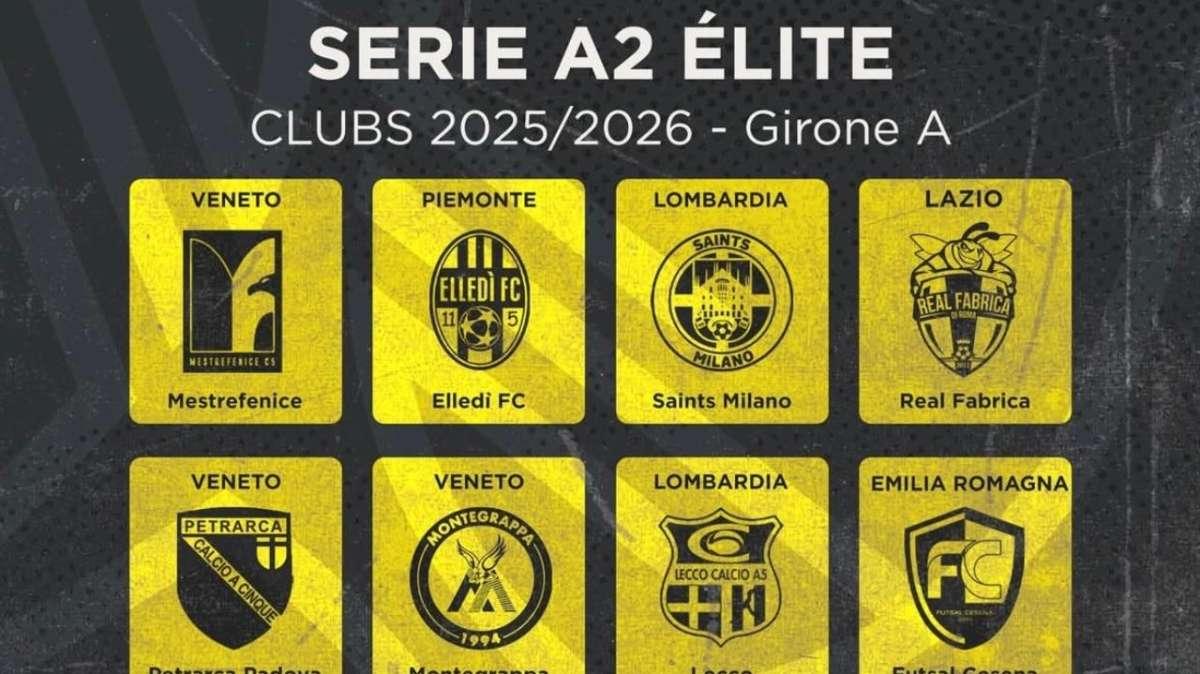 Serie A2 Elitè 2025/26, Maccan Prata e Pordenone C5 inseriti nel girone A