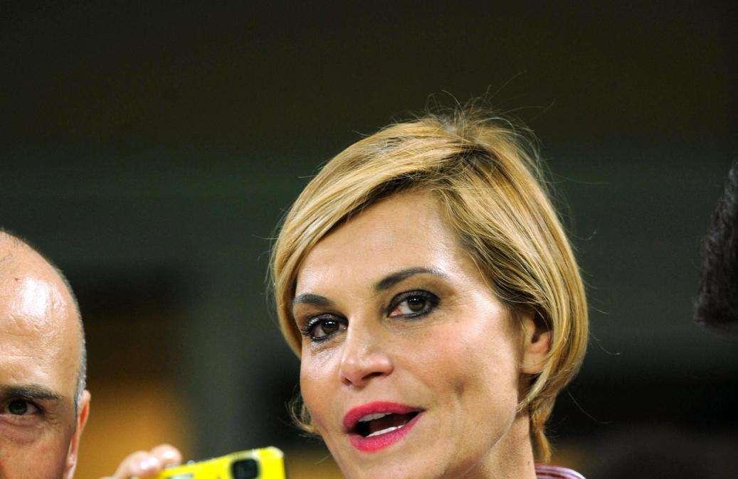 Udinese-Cesena: Simona Ventura ospite d' onore allo stadio "Friuli" 