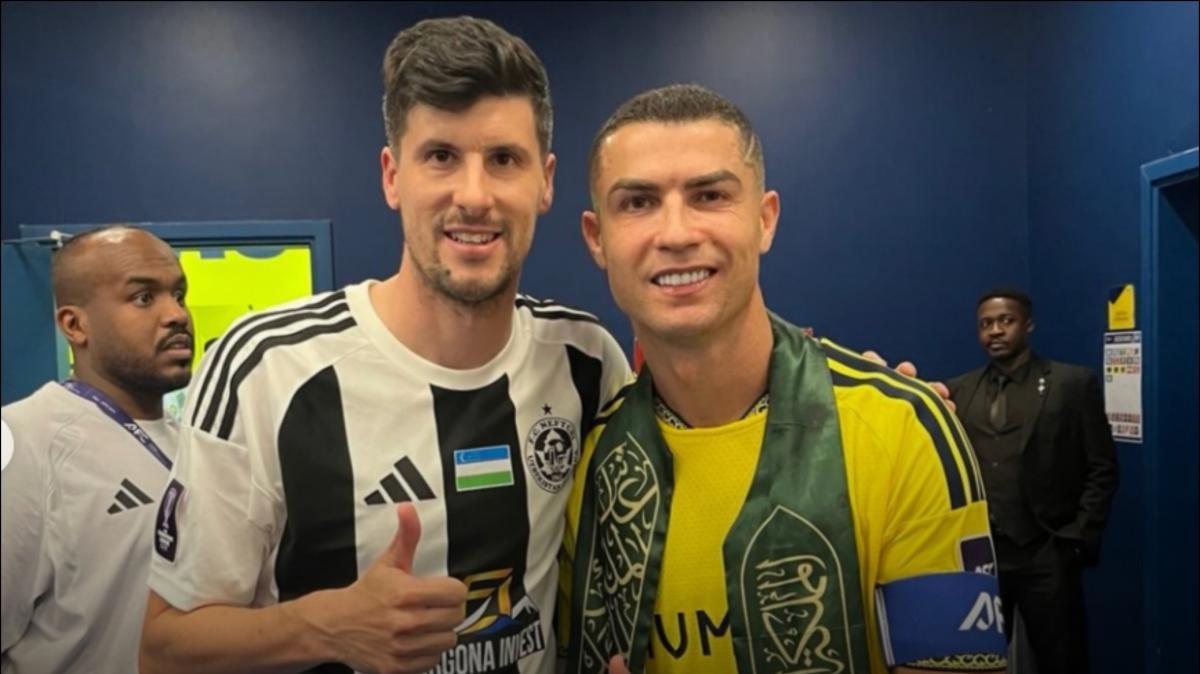Perica incontra Cristiano Ronaldo in Champions asiatica: "Insieme facciamo più di 1000 gol!"