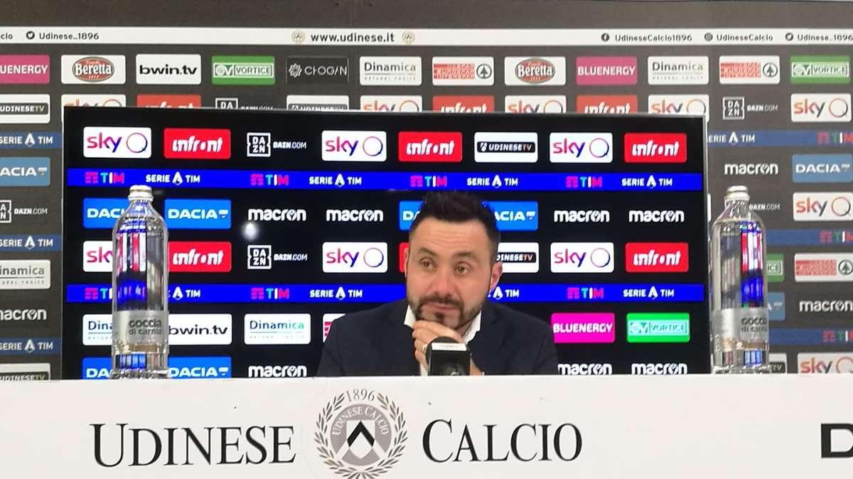 De Zerbi, conferenza: "Oggi male, anche se Musso si è superato. Dubbi sul mio calcio? Mai"