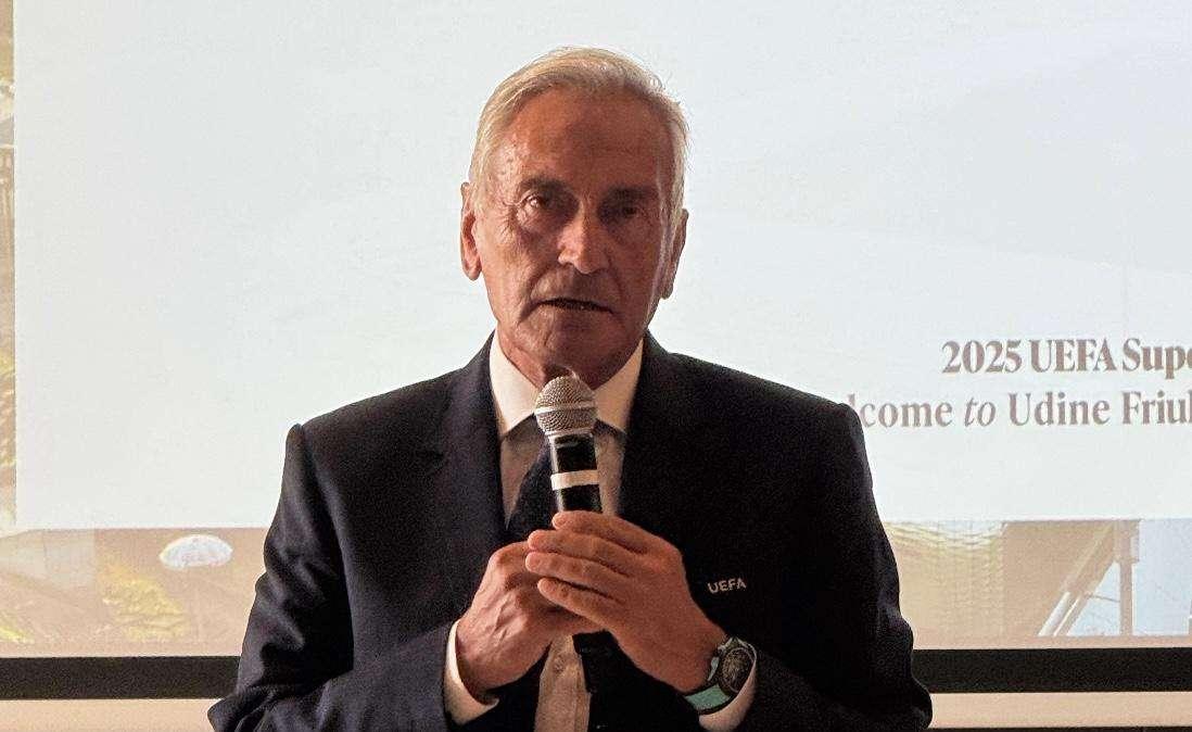 Supercoppa Europea a Udine, Gravina: "Evento storico reso possibile dalla lungimiranza di Pozzo"