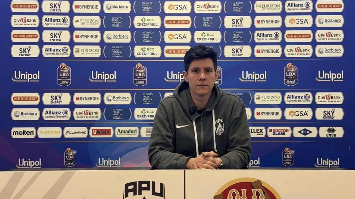 Apu Udine, Pomes: “Non sarà una sfida semplice; nel gruppo c’è entusiasmo”