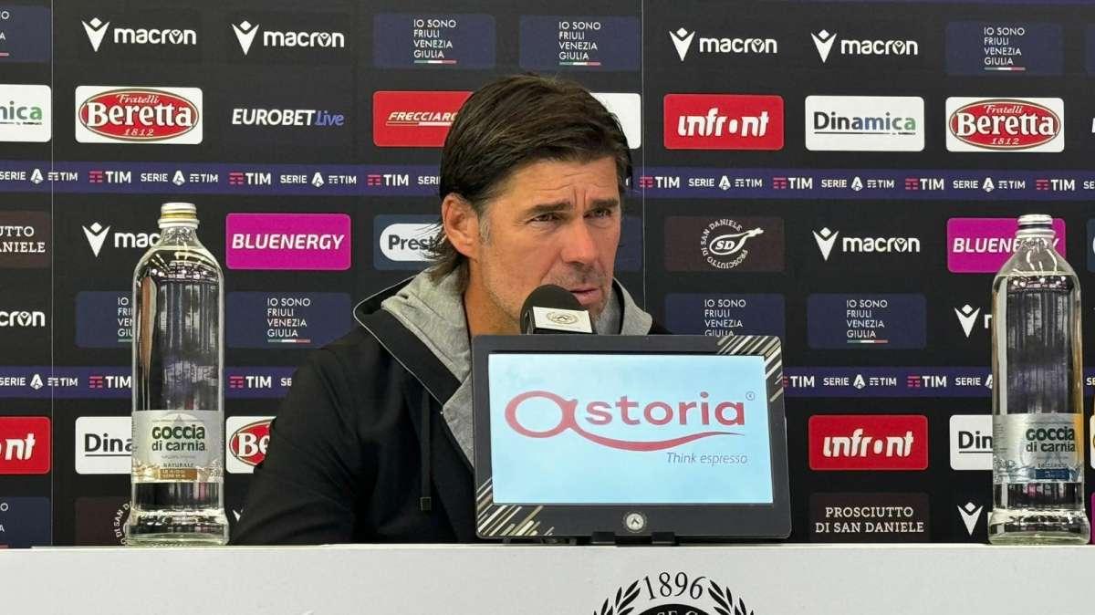 Sottil in conferenza stampa: "Meritavamo la vittoria. Pereyra è un top player"