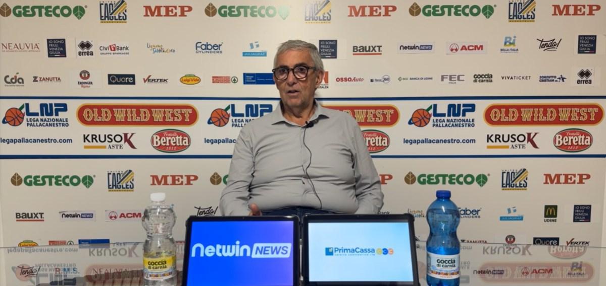 UEB Cividale-Urania Milano 78-60, Pillastrini: "Due punti in più, abbiamo grandi margini"
