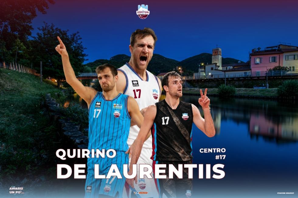 Quirino De Laurentiis è il nuovo volto del Sebastiani Rieti