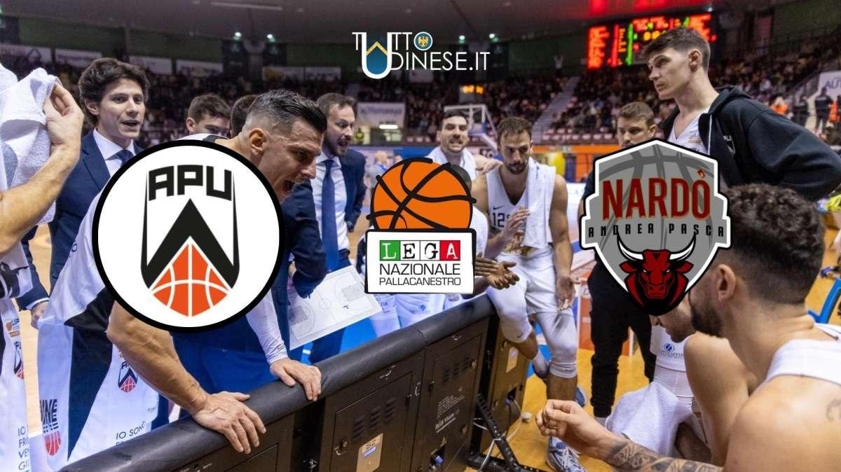 RELIVE Serie A2 Apu Udine-HDL Nardò 79-57: RISULTATO FINALE