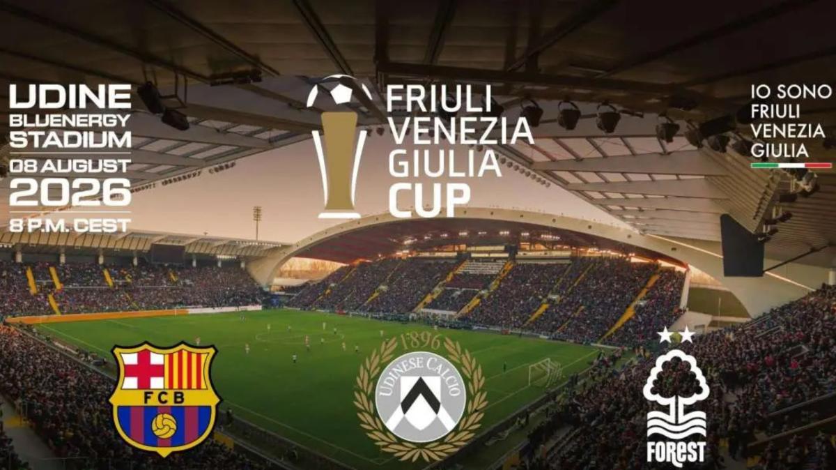 Udinese, tutto pronto per la Friuli Venezia Giulia Cup: come arrivano Barcellona e Nottingham?