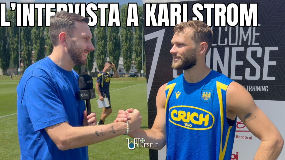 Il mercato ago della bilancia della stagione dell'Udinese: l'intervista a Karlstrom