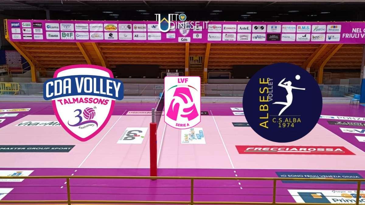 RELIVE CDA Talmassons FVG-Albese Volley 3-0: Piomboni si traveste da Kavalenka