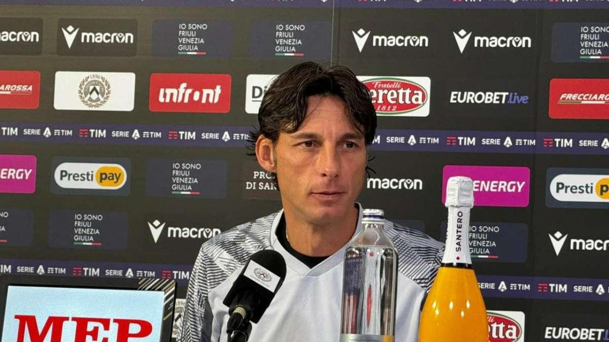 Cioffi in conferenza: "Mi aspetto il DNA da Udinese, Samardzic ha le stesse chance di giocare come gli altri"