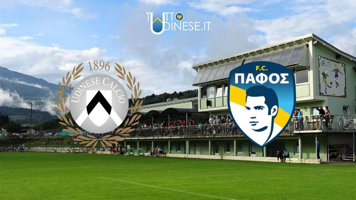 RELIVE AMICHEVOLE UDINESE-PAFOS FC 2-0: in gol Beto e Thauvin