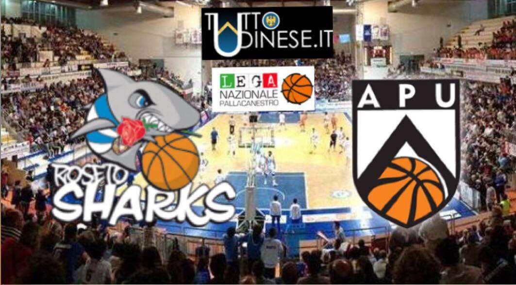 RELIVE A2 Roseto Sharks-Apu Gsa Udine 83-76: gli arbitri decidono la sconfitta bianconera con il tecnico e l'espulsione di Ray