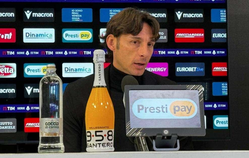 Udinese, Cioffi in conferenza stampa: "I ragazzi sono stati atomici. Venivamo da due mesi tosti"