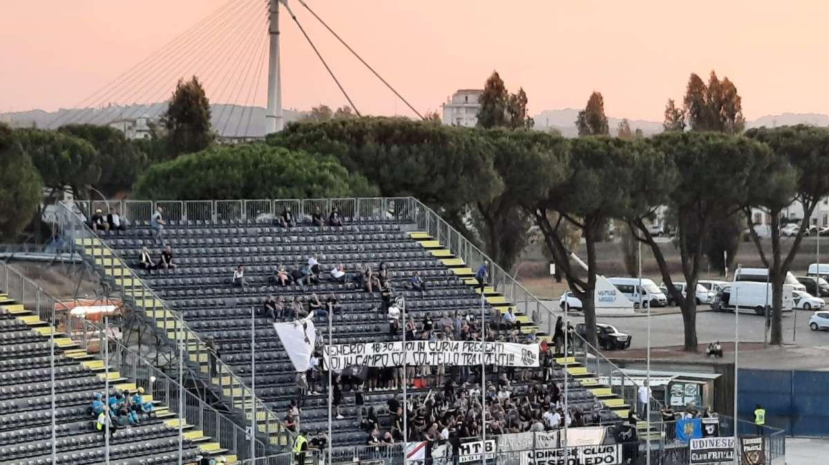 Udinese, i tifosi compatti nel sostenere la squadra a Empoli