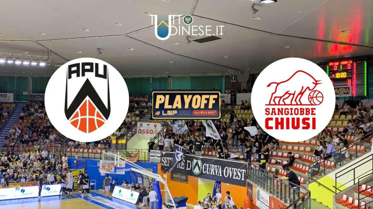 RELIVE  Playoff Semifinale A2 Apu OWW Udine-Chiusi 69-53: RISULTATO FINALE