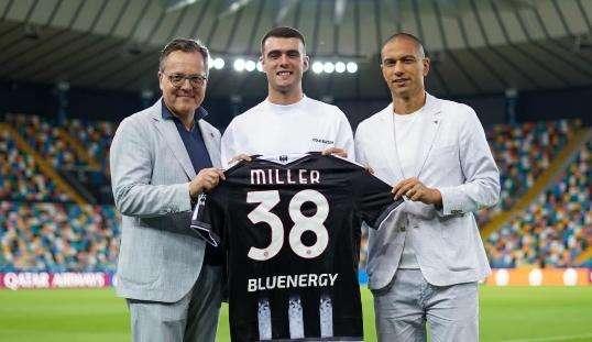 Udinese, Miller: "Non vedo l'ora di iniziare e di dare il massimo per club e tifosi"