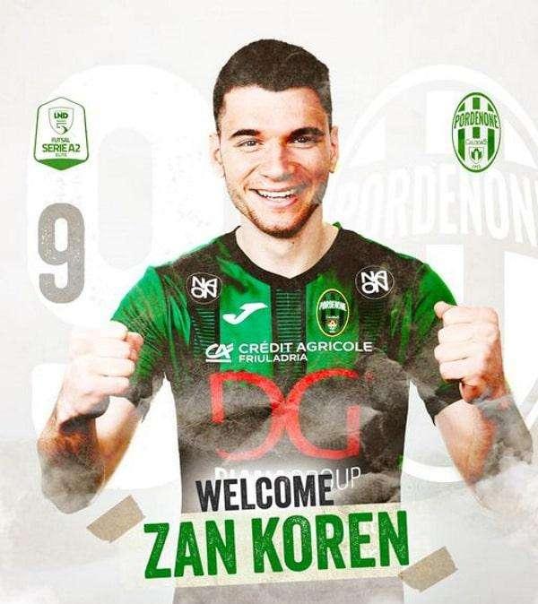 Pordenone Calcio a 5, Zan Koren torna nella squadra fino al 2026