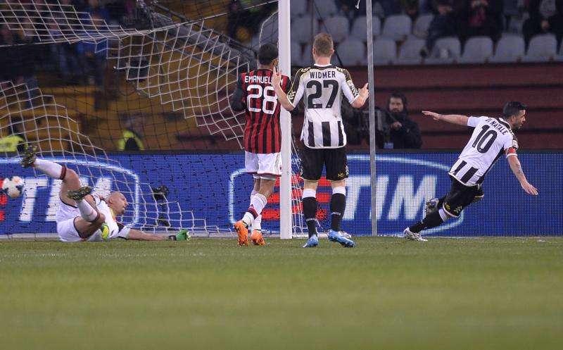 Udinese-Milan in numeri: Di Natale sempre decisivo, occhio ai rigori 