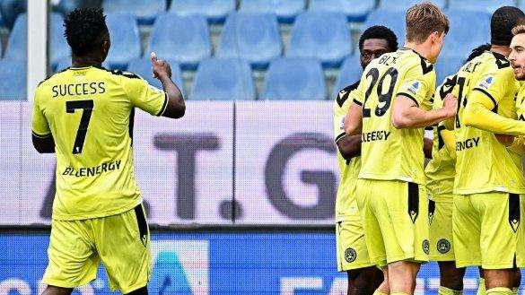 Sampdoria-Udinese 0-1, LE PAGELLE: la zampata di Ehizibue porta tre punti ai bianconeri