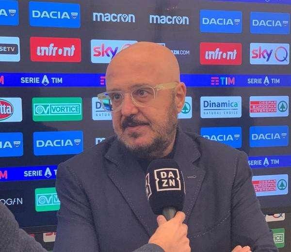 Marino: "Grande empatia tra la squadra e Gotti. Gli abbiamo chiesto di aiutarci anche contro la Sampdoria poi faremo altre valutazioni"