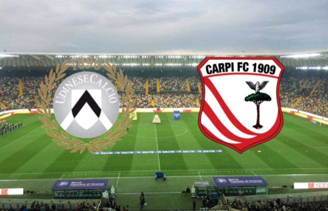 RIVIVI IL LIVE SERIE A Udinese-Carpi 1-2: Totò immenso! Entra e segna! 