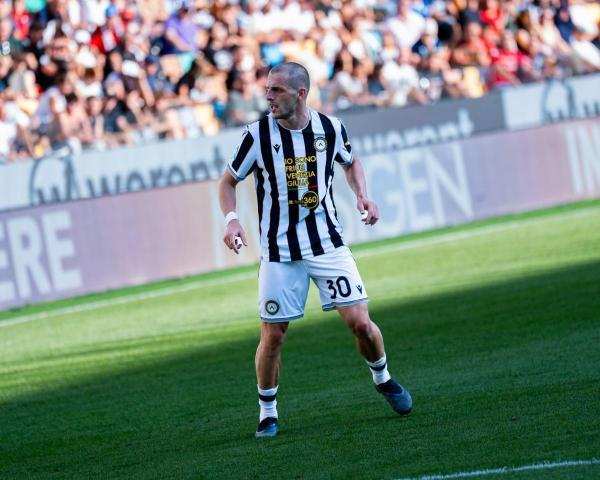Udinese, Chakvetadze in campo con la Georgia ieri sera