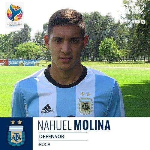Molina vestirà la maglia dell'Argentina: l'esterno visionato da Samuel