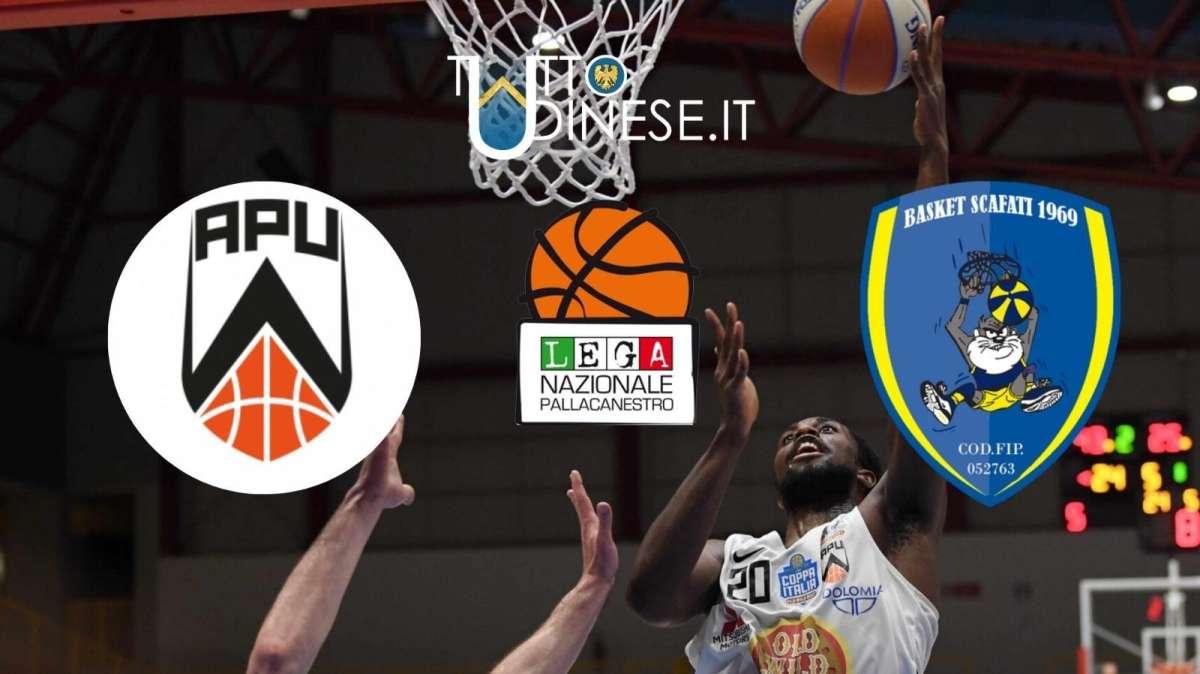 RELIVE Girone Bianco Serie A2, Apu Old Wild West-Givova Scafati 88-83: RISULTATO FINALE