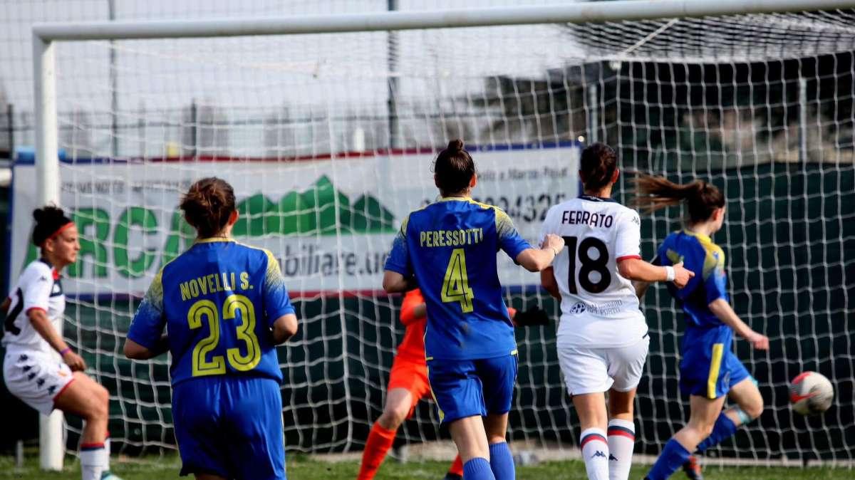 Tavagnacco, altra sconfitta contro il Genoa e la salvezza si allontana 