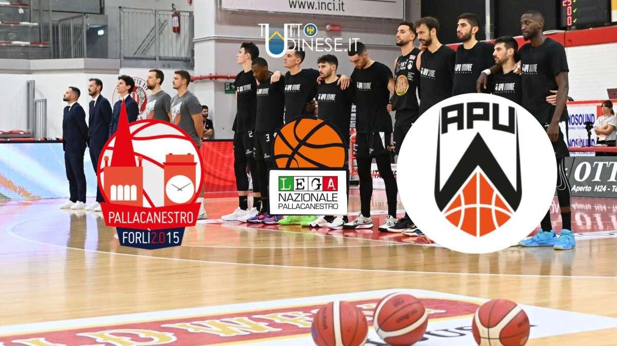 RELIVE Serie A2 Unieuro Forlì-Apu Udine 87-84: RISULTATO FINALE