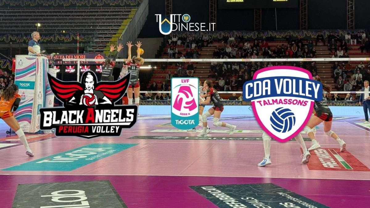 DIRETTA Serie A1 Bartoccini Mc Restauri Perugia-Cda Volley Talmassons Fvg 3-0: RISULTATO FINALE