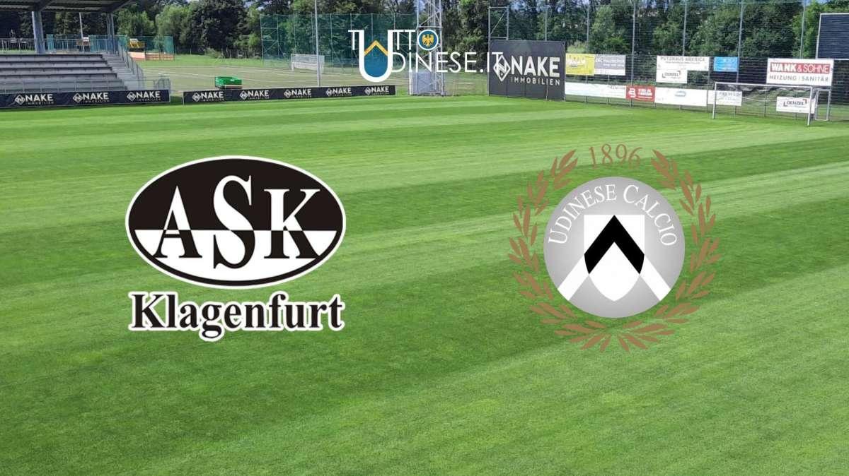 RELIVE AMICHEVOLE ASK KLAGENFURT-UDINESE (1-5): LOVRIC CHIUDE IL PUNTEGGIO